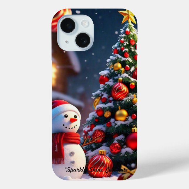 "Golden Winter Wonderland" Case-Mate iPhone Hülle (Rückseite)
