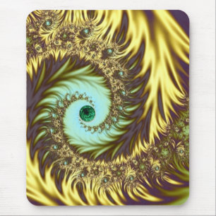 Golden Wirbel Mousepad