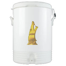Golden Wolf Head Iglu cooler