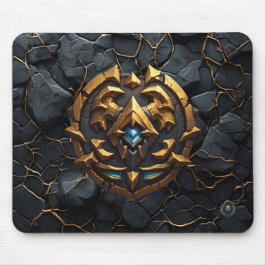 Golden Wyrm Drachen Gaming Mousepad