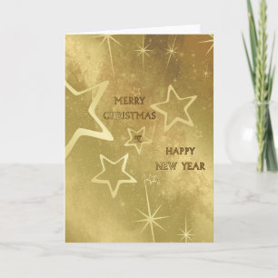 Golden Xmas Feiertagskarte