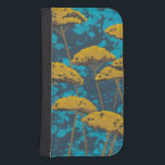 Golden Yarrow Garden mit blauem Hintergrund Galaxy S4 Geldbeutel Hülle<br><div class="desc">Goldene,  schmale Blume unterstreichen diese schöne Gartenlandschaft. Im blauen Hintergrund sind auch Blätter verstreut. Es ist wie ein Magic Eye Foto anzusehen,  nur viel mehr Spaß!</div>