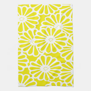 Golden Yellow Asian Moods Floral Küchentuch