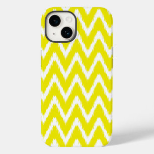 Golden Yellow Asian Moods Ikat Chevrons Case-Mate iPhone Hülle