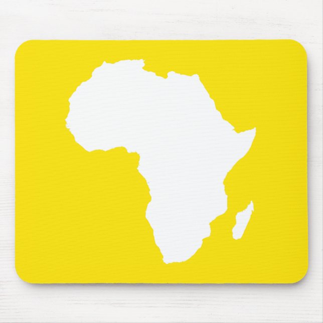 Golden Yellow Audacious Africa Mousepad (Vorne)