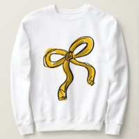Golden Yellow Bow Sketch