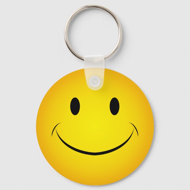 Golden Yellow Face Schlüsselanhänger (Vorderseite)