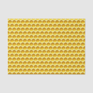 Golden Yellow Honeycomb Been Themed Geschenke & Cr Seidenpapier