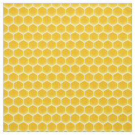 Golden Yellow Honeycomb Small Print 3/4" Cells Stoff