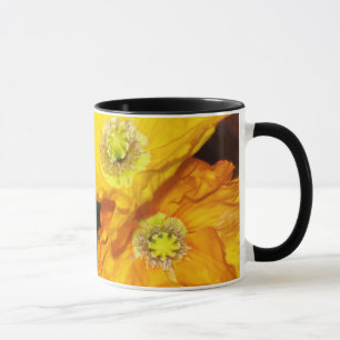 Golden Yellow Islands Poppies Fotografie Tasse