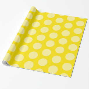 Golden Yellow Marokcan Moods Dots Geschenkpapier