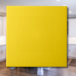 Golden Yellow Solid Color | Klassisches Elegant Fliese<br><div class="desc">Golden Yellow Solid Color | Classic | elegant | Trendy | Stilvoll | Geschenk</div>