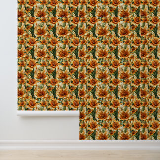 Golden Zinnia Tapete