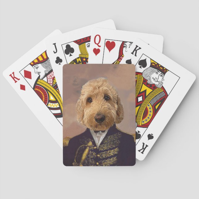Goldendoodle - Admiral Cooper Spielkarten (Rückseite)