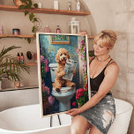 Goldendoodle Art | Goldendoodle auf der Toilette B Leinwanddruck<br><div class="desc">Bringen Sie Ihre Liebe für Goldendoodles mit dieser atemberaubenden Wandkunst zum Leben! 🐾 Ob Sie eine Textilkunst oder eine einzigartige Goldendoodle-Ästhetik suchen, dieses Kunstwerk verbindet Charme und Kreativität wunderbar. Das Goldendoodle zeichne perfekt für Hundefreunde und bietet ein spielerisches Detail, das es zu einer absoluten Hundewand macht. Dieses Gemälde des Golden...</div>