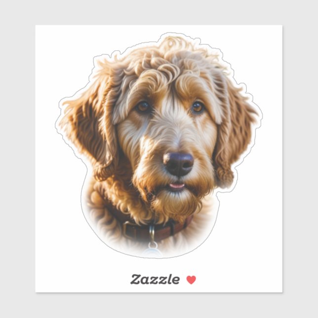 Goldendoodle Aufkleber (Blatt)