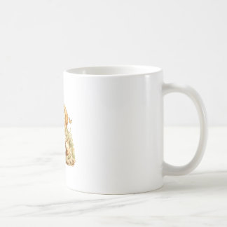 Goldendoodle-Blumen-Tasse Kaffeetasse