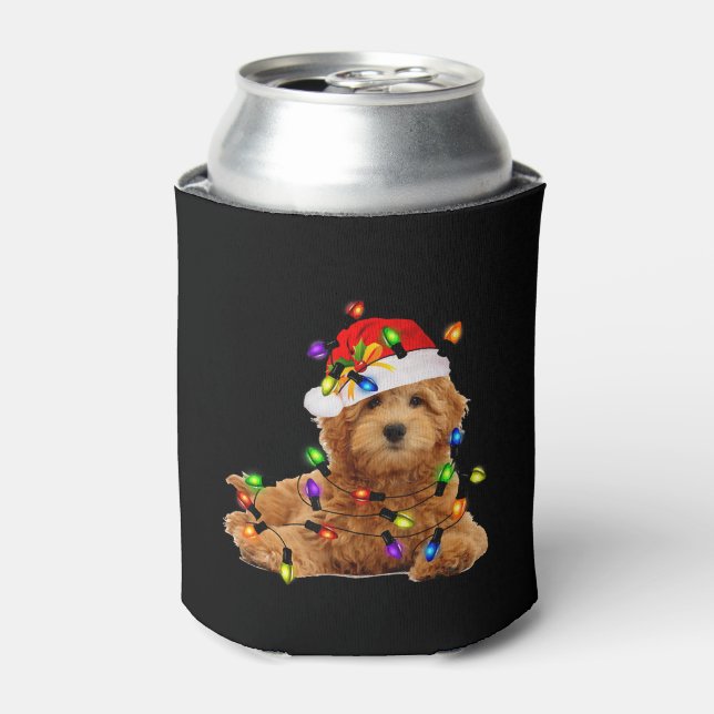 Goldendoodle Christmas Dosenkühler (Kanne Vorderseite)