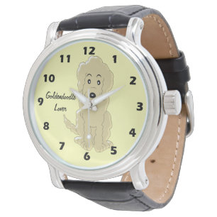 Goldendoodle Dog Design Armbanduhr