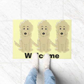 Goldendoodle Dog Design Fußmatte