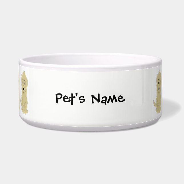 Goldendoodle Dog Design Napf (Vorderseite)