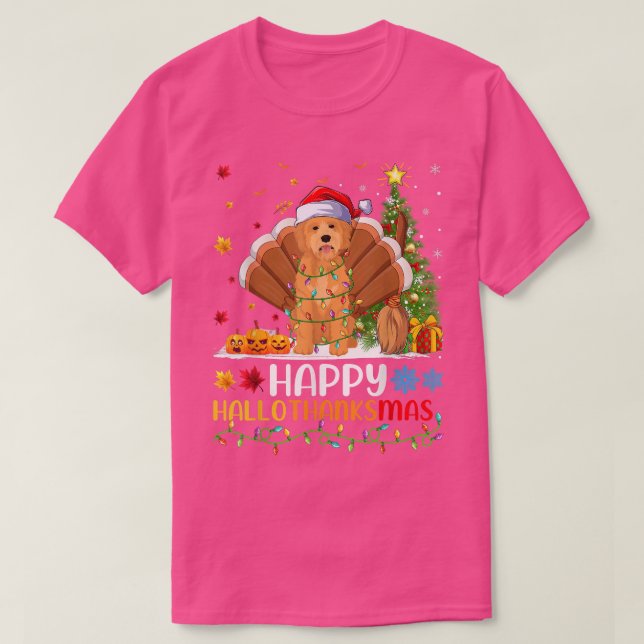 Goldendoodle Dog Lover Funny Goldendoodle HelloTha T-Shirt (Design vorne)