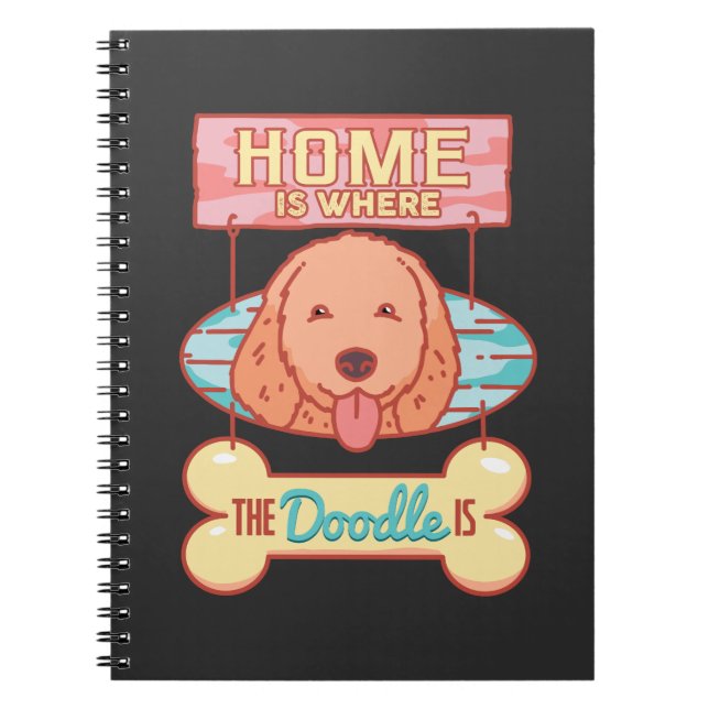 Goldendoodle Dog Notizblock (Vorderseite)