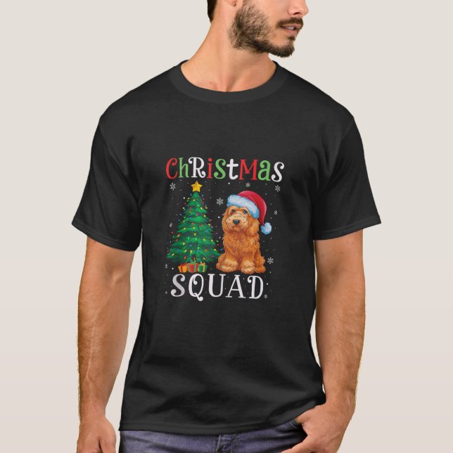 Goldendoodle Dog Squad Boys Girls Kids Christmas T T-Shirt (Vorderseite)