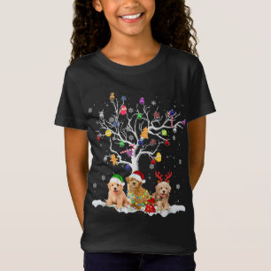 Goldendoodle Dog Tree Weihnachten Weihnachten Weih T-Shirt