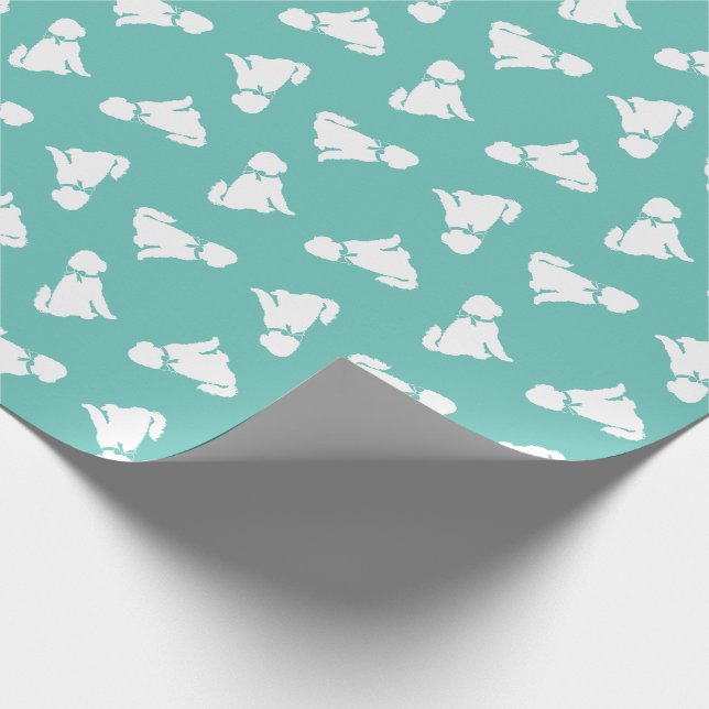 Goldendoodle Dog Welpenlabradoodle Geschenkpapier (Ecke)