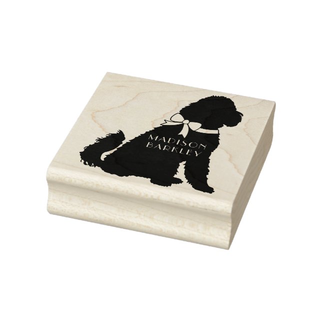 Goldendoodle Dog Welpenlabradoodle Gummistempel (Stempel)