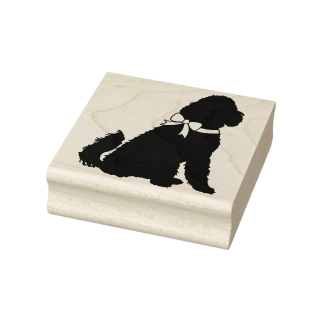 Goldendoodle Dog Welpenlabradoodle Gummistempel (Stempel)
