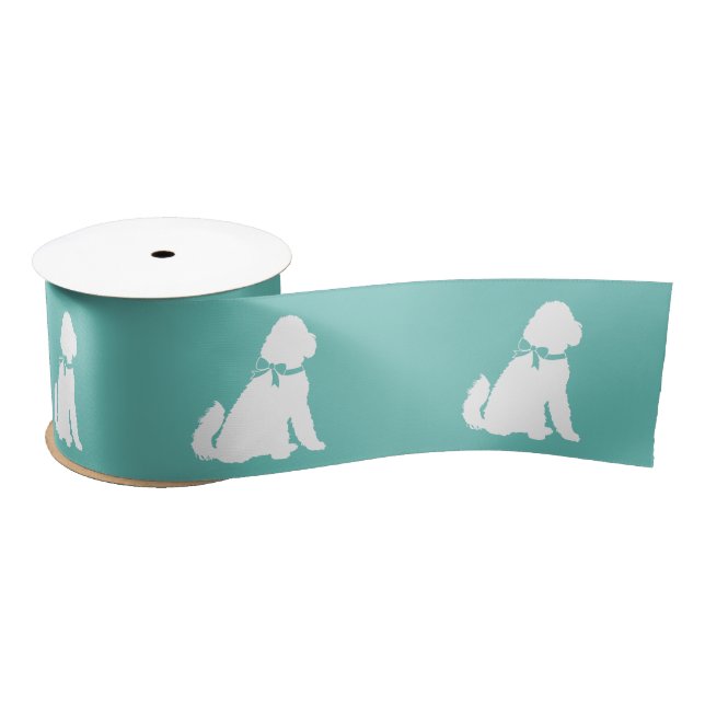 Goldendoodle Dog Welpenlabradoodle Satinband (Spule)