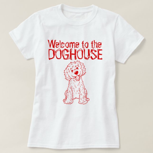 Goldendoodle Doghouse T-Shirt (Design vorne)