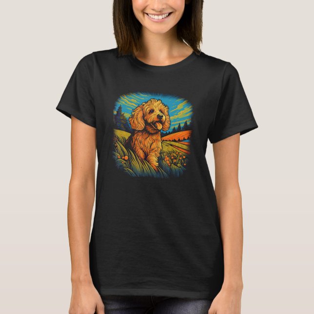 Goldendoodle Dood  Doodle Dog Golden Doodle 26 T-Shirt (Vorderseite)