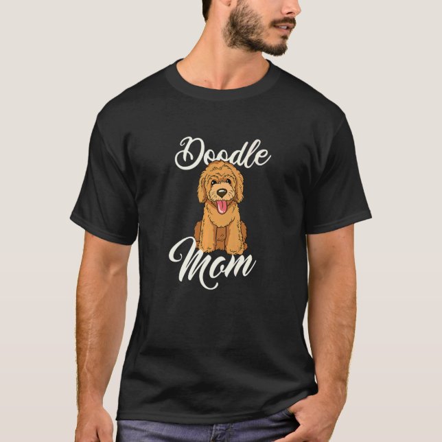 Goldendoodle Doodle Doodle Dog Goldener Doodl T-Shirt (Vorderseite)