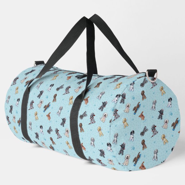 Goldendoodle DoodleMoji Duffle Bag (Linke Ecke)
