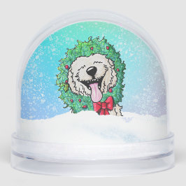 Goldendoodle DoodleMoji Schneekugeln