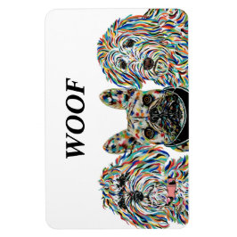 Goldendoodle, Französischer Bulldog, Bernedoodle M Magnet