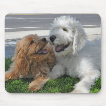 Goldendoodle Freund-Mausunterlage