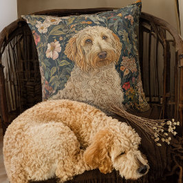 Goldendoodle Garden Tapestory Geburtstagsparty Kissen