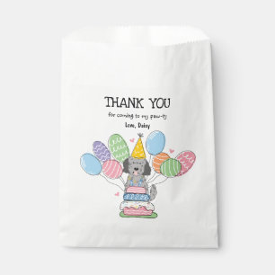 Goldendoodle Geburtstagsparty Danke, dass Sie für Geschenktütchen