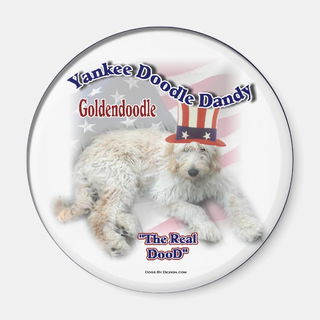 Goldendoodle-Geschenke Magnet (Vorne)