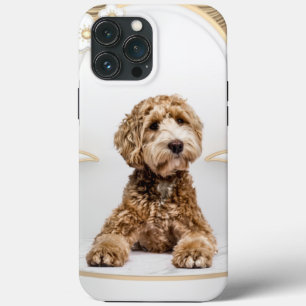 Goldendoodle Golden Background Foto Collage Case-Mate iPhone Hülle