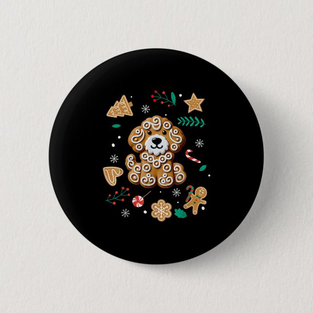 Goldendoodle Golden Doodle Ch Button (Vorderseite)