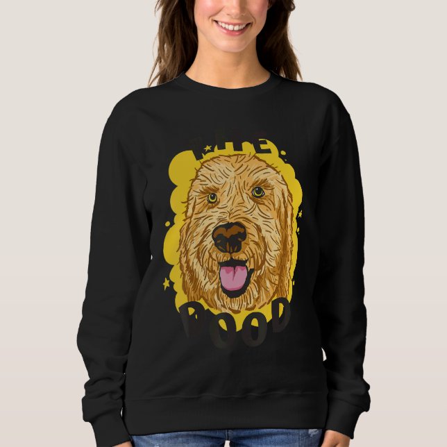 Goldendoodle Hund das Tier Sweatshirt (Vorderseite)