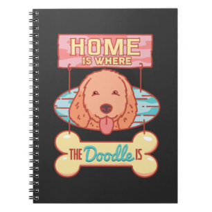 Goldendoodle Hund Notizblock