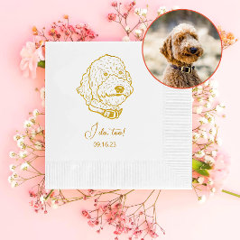 Goldendoodle Hund Personalisiert I Do To Napkins Serviette