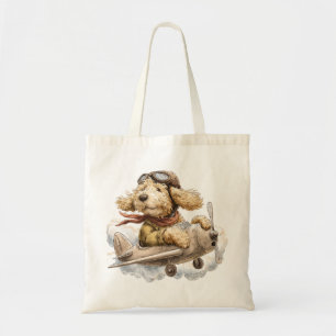 Goldendoodle-Hund Pilot-Flugzeug Tragetasche