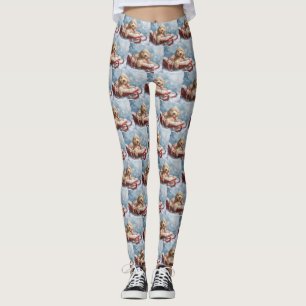 Goldendoodle Hund Weihnachtsfestlich Leggings
